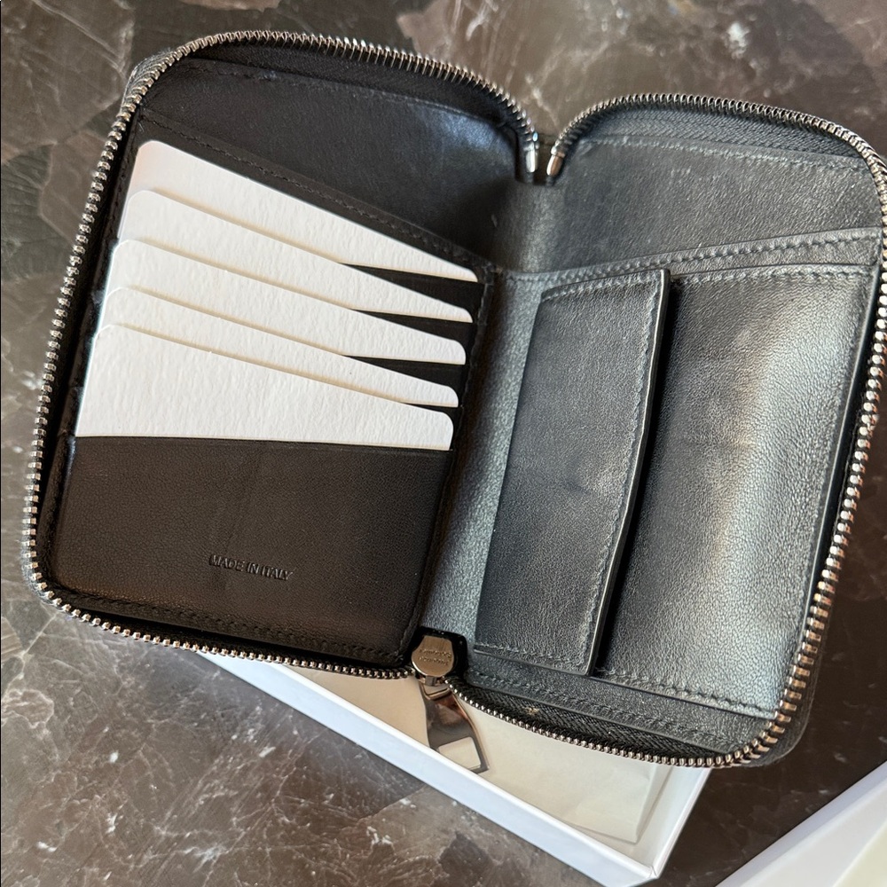 Proenza Schouler Trapeze Black Leather Wallet - Picture 6 of 9